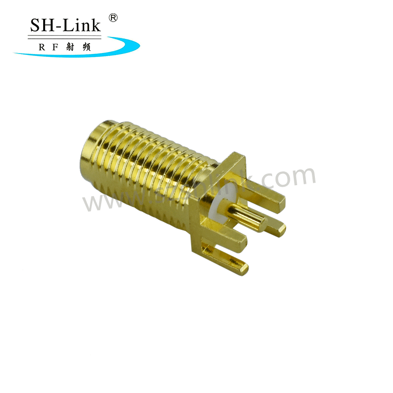 RF SMA coaxial female connector for PCB connector
